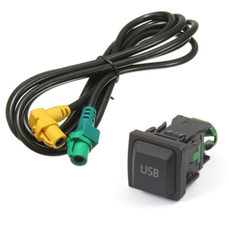 Ar USB AUX переключатель кабеля Жгут проводов адаптер RCD510 RNS315 для VW Golf MK6 MK5 Sagitar Jetta |