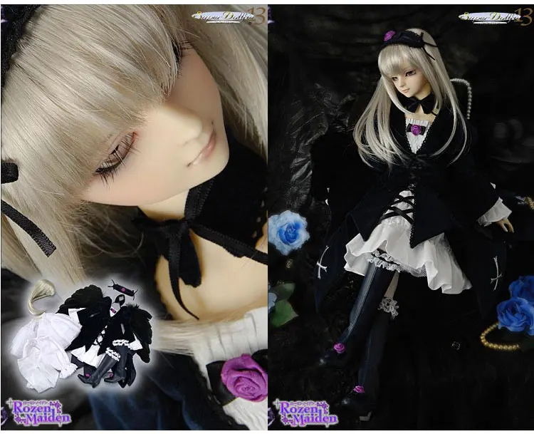 Полный набор Volks Suigintou высокое качество 1/3 bjd кукла девушка женский манекен одежда парик сапоги подарок sd макияж включены лучшая смола