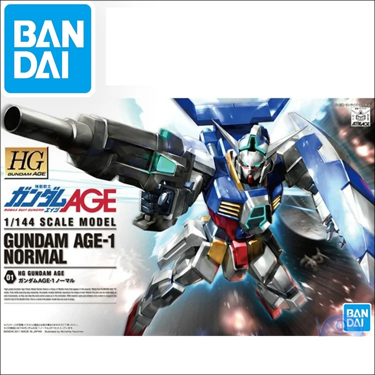 Оригинальная японская модель Gundam HG 1/144 GUNDAM возраст-1 обычный мобильный костюм