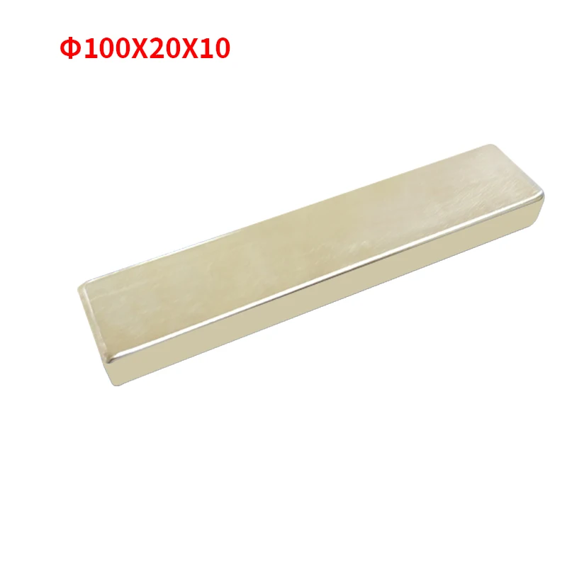 

Rare Earth Magnets Neodymium Magnet Super Strong Square Magnet 100*20*10mm Big Block Magnetic Magnetic Strip