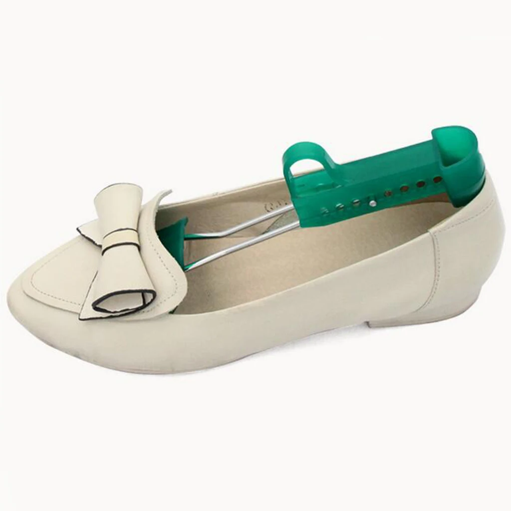 Adjustable Shoe Tree Stretcher Plastic Keep Shape With Tension Spring Coil