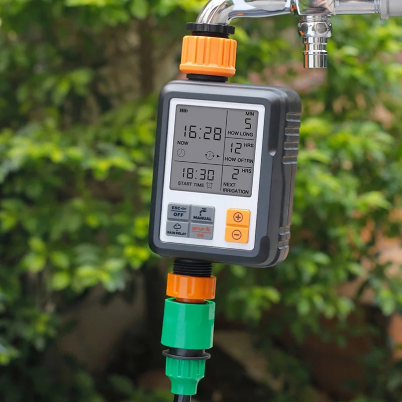 

Automatic Electronic Water Timer LCD Screen Sprinkler Controller Outdoor Garden Timer Automatic Watering Device Irrigation Tools