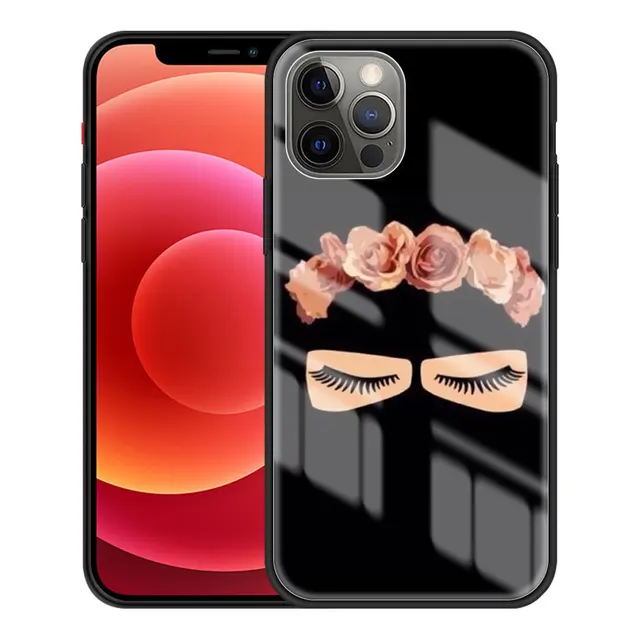 Tempered Glass Case For Apple iPhone 11 Pro Max 12 Mini XR 7 8 Plus SE 2020 X XS 6 6S Phone Cover Funda Crown Hijab Face Muslim T01