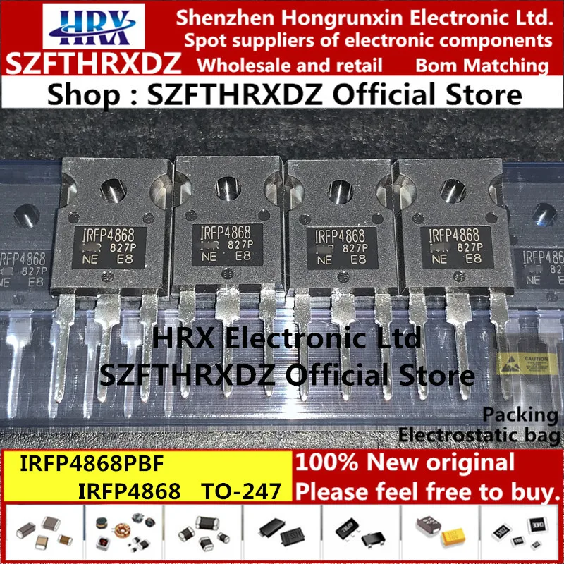 IRFP4868PBF TO-247 IRFP4868 TO247 MOSFET 300 V, 70A, 32 mOhm 180 nC Qg, TO-247AC 25 шт/трубка(25 шт