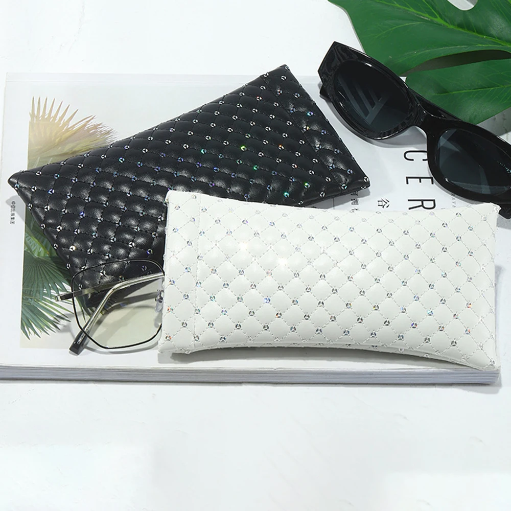 New Fashionable Sunglasses Bag Pu Leather Glass Case Pouch Mobile Phone Wallet Storege Case Portable Glasses Storege 1pcs glasses case sunglasses bag