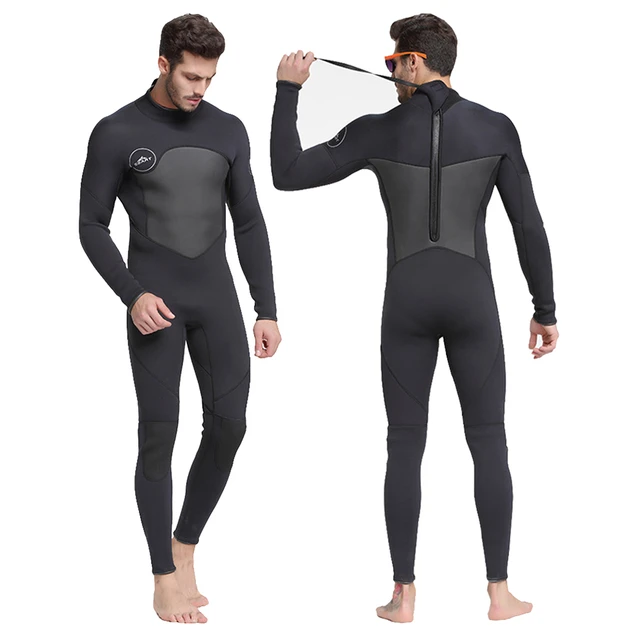 Sbart 3mm Neoprene Wetsuit For Swimming Men Long Sleeve Warm Spearfishing  Wetsuits Top Coat For Diving Kitesurfing Jacket Size - Wetsuits - AliExpress