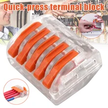 10 шт. Универсальный Соединительный терминал провода разъем компактный безопасный для дома PAK55