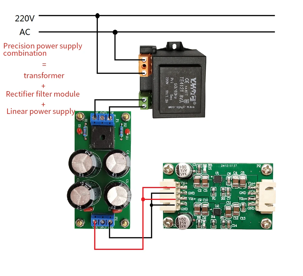 LT3045 module 5v single power supply module two parallel connected low noise lin