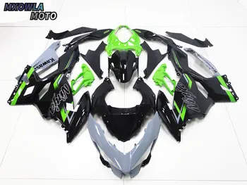 

High Quality New ABS Injection Plastics Full Fairings Kit for Ninja400 Ninja 400 ZX-4R 2018 2019 2020 Bodywork set green