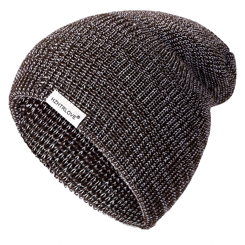 HZHTRLOVE новые Разноцветные Повседневные шапочки для мужчин, женщин, девочек и мальчиков, модная вязанная зимняя шапка, одноцветная шапка в стиле хип-хоп, шапка унисекс