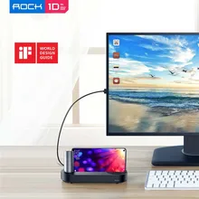 ROCK HDMI адаптер type C на 3,0 концентратор для huawei mate 20/20 Pro P20 Pro USB-C док-станция type C Расширительная база для Note 9 8