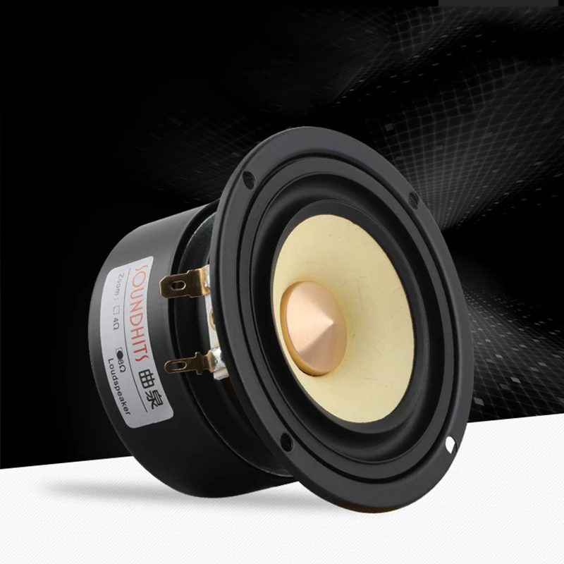 3-дюймовый динамик 15 30 Вт 4 Ом ~ 8 Полнодиапазонный Hifi домашний усилитель звука 89dB 3dB