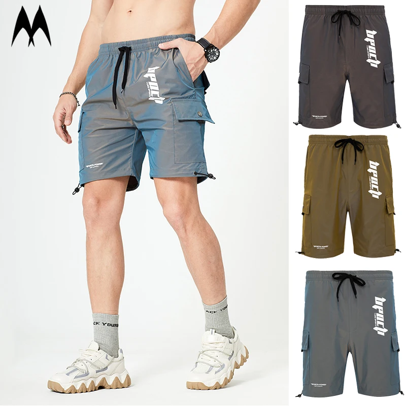 2021 hombres pantalones cortos casuales pantalón corto deportivo respirable Verano de la calle de moda de pantalones cortos de Hip Hop Streetwear Mens Pantalones