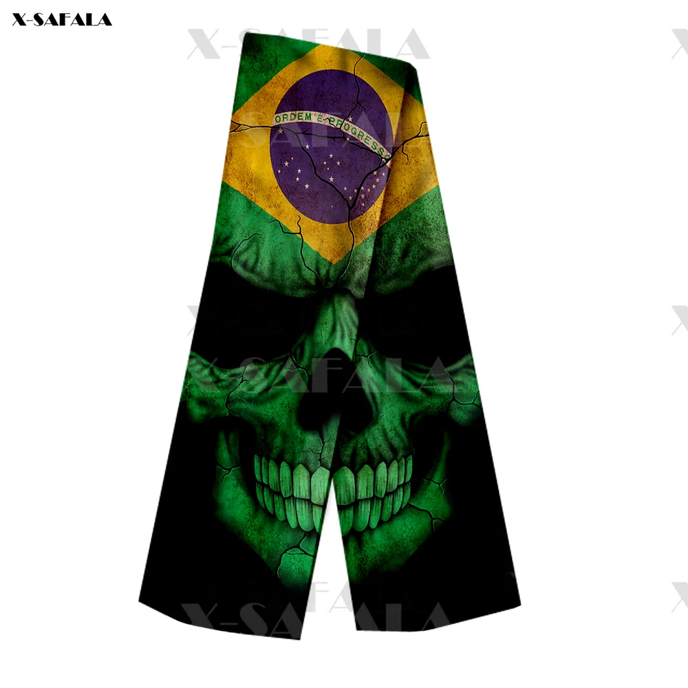 mens blanket scarf Lithuanian Flag Skull Print Long Scarves Scarf Shawl Cashmere Elegant Soft Fleece Beautiful Luxury Gift Man Warm 2022 Fashion mens navy scarf