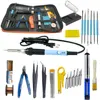 60W Electric soldering iron kit with multimeter for electronics soldering iron set adjustable temperature 110V 220V tool kit ► Photo 3/6