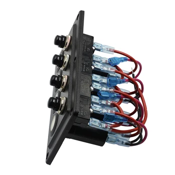 

Universal Switch Panel Single-Touch Control Panel for DC 12V-24V ships, yachts, RVs, buses and large transportation tools
