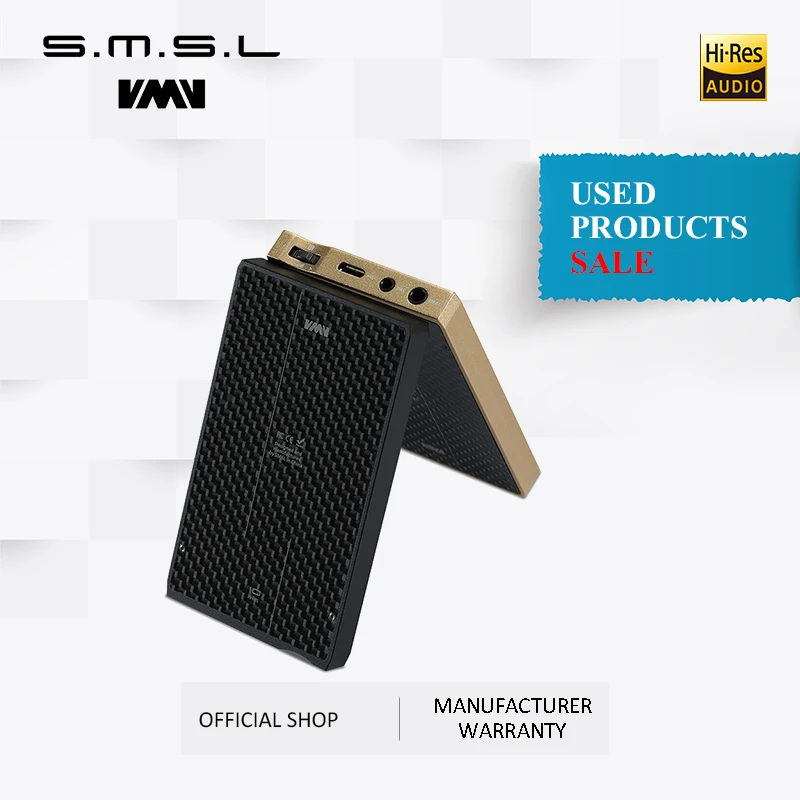 Подержанные продукты SMSL IQ USB HI-RES портативный HD усилитель с ЦАП DSD512 PCM 768 кГц встроенный заряжаемый аккумулятор 2,5 мм и 3,5 мм выход