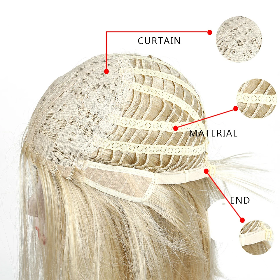 MUMUPI, женские парики из высокотемпературного волокна, модные, 14 дюймов, короткие, черные, Омбре, синий/розовый/Блонд/пуэпле, прямой синтетический парик