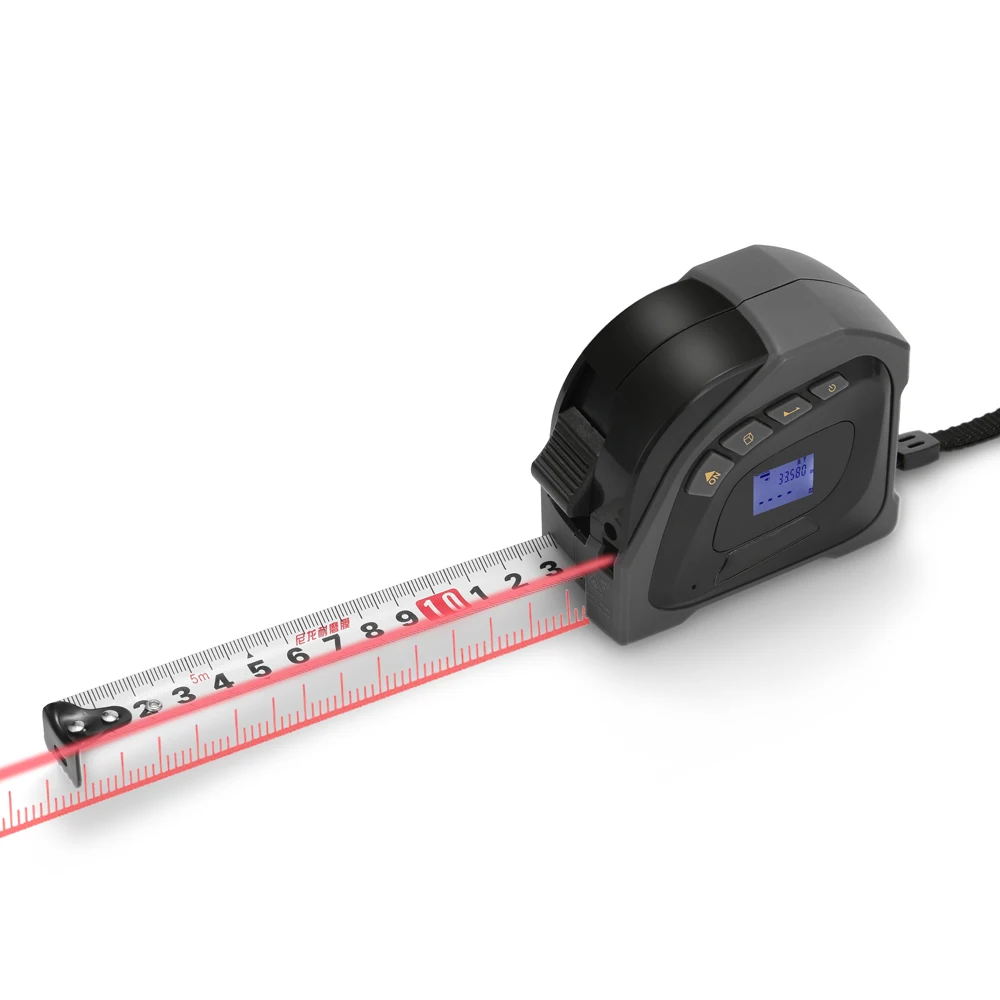 

2-in-1 Multifunctional Professional USB Rechargeable Digital Display Laser Measuring Tape Laser Distance Meter