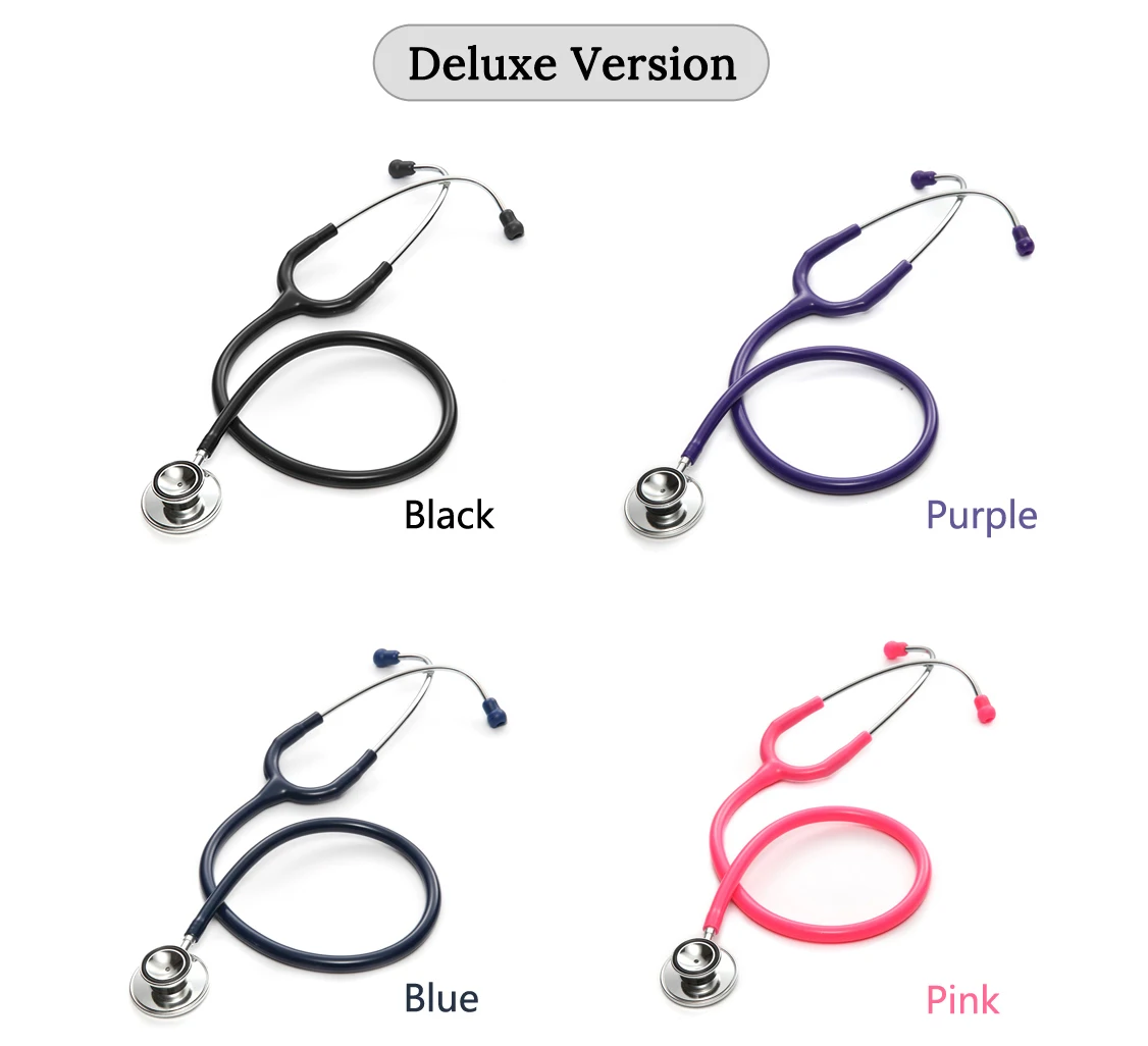 Deluxe Dual Head Cardiology Stethoscope for Doctors, Nurses, and Vets - Professional Medical Device image 6