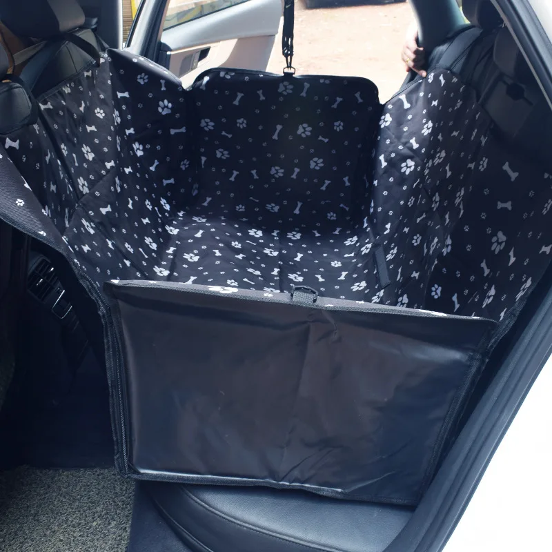 Оксфорд следа домашних животных переноски задняя водонепроницаемая собака автомобильное сиденье Чехол коврики Гамак Протектор с ремнем безопасности Transportin Perro