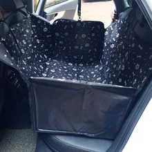 Оксфорд следа домашних животных переноски задняя водонепроницаемая собака автомобильное сиденье Чехол коврики Гамак Протектор с ремнем безопасности Transportin Perro