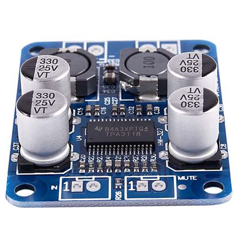 10Pcs TPA3118 PBTL Mono Digital Amplifier Board 1X60W 12V 24V POWER AMP