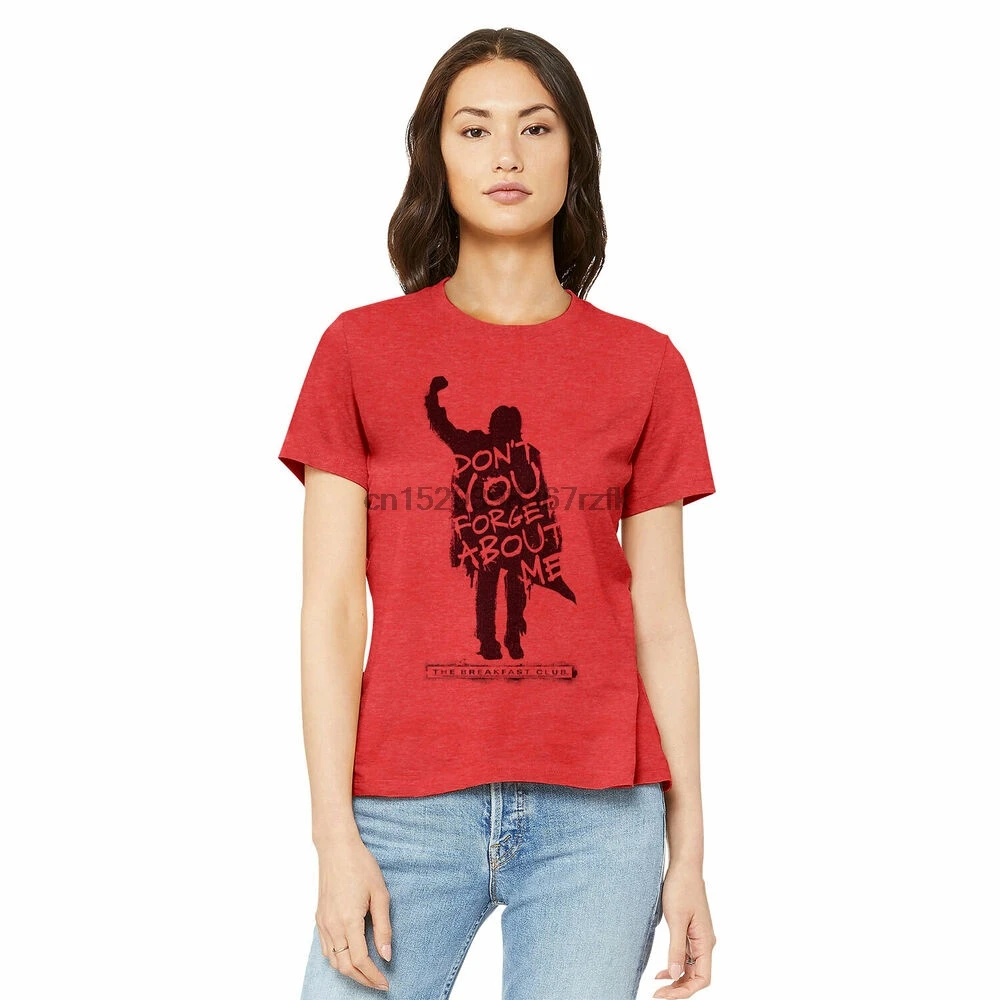Breakfast Club John Bender Punching Sky Womens T Shirt Dont Forget About Me(1) |