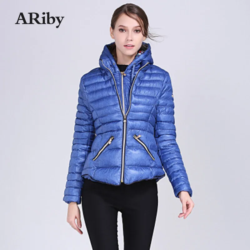 Women's double zipper coat Clearance