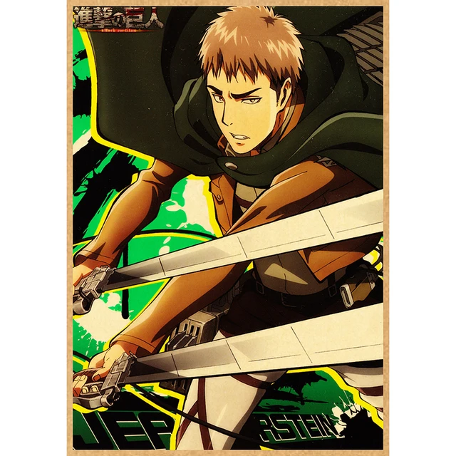 Attack on Titan Anime Poster Decor For Home Posters Room Wall Pictur Kraft Paper Retro And Prints Art Bar Cafe Stickers 38