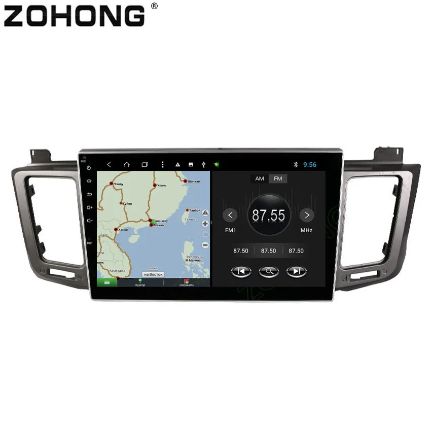 10,2 дюймов 2.5D Octa 8 Core 2G+ 32G Автомобильный dvd-плеер на основе Android для Toyota RAV4 для Toyota Previa RAV 4 RAV-4 2012- Авто gps навигации радио BT