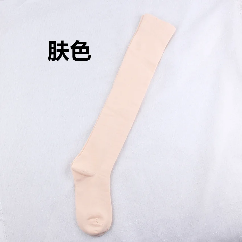 Японские Сладости школьные гольфы гетры высокие гетры носки до колен для женщин чулки для женщин выше колена Носки - Цвет: Skin