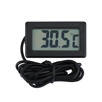 

LCD Digital Thermometer Waterproof Inside Outside Refrigerator Freezer Aquarium Temperature Meter -50~70 degree NTC Sensor