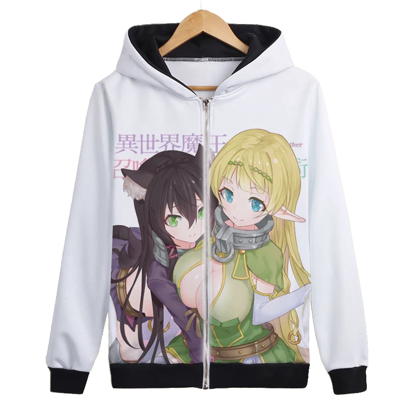Аниме Isekai Maou to Shoukan Shoujo no Dorei Majutsu, костюм для косплея, толстовка с капюшоном, ежедневный костюм, карнавал, Хэллоуин