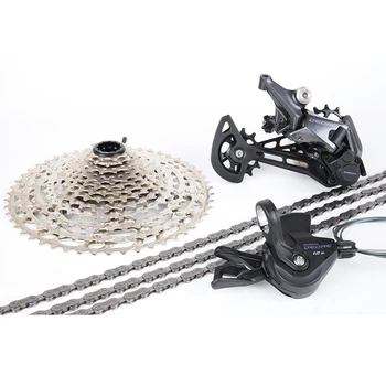 

2021 SHIMANO DEORE M6100 1X12 12 Speed MTB Small Four Groupset Kit Shifter Lever Rear Derailleur 10-51T Cassette 12-Speed Chain