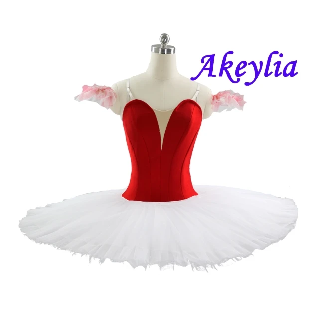professional ballet tutu Red white for chilren Without Decoration Platter Tutu black Pink Plain Pink Pancake Tutu ballet costume