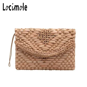 

Locimole Fashion Girl Woven Bag Women Cluth Bag Casual Shoulder Bag Ladies Tote Bag Beach Handbag Crossbody Bag BIZ217 PM49