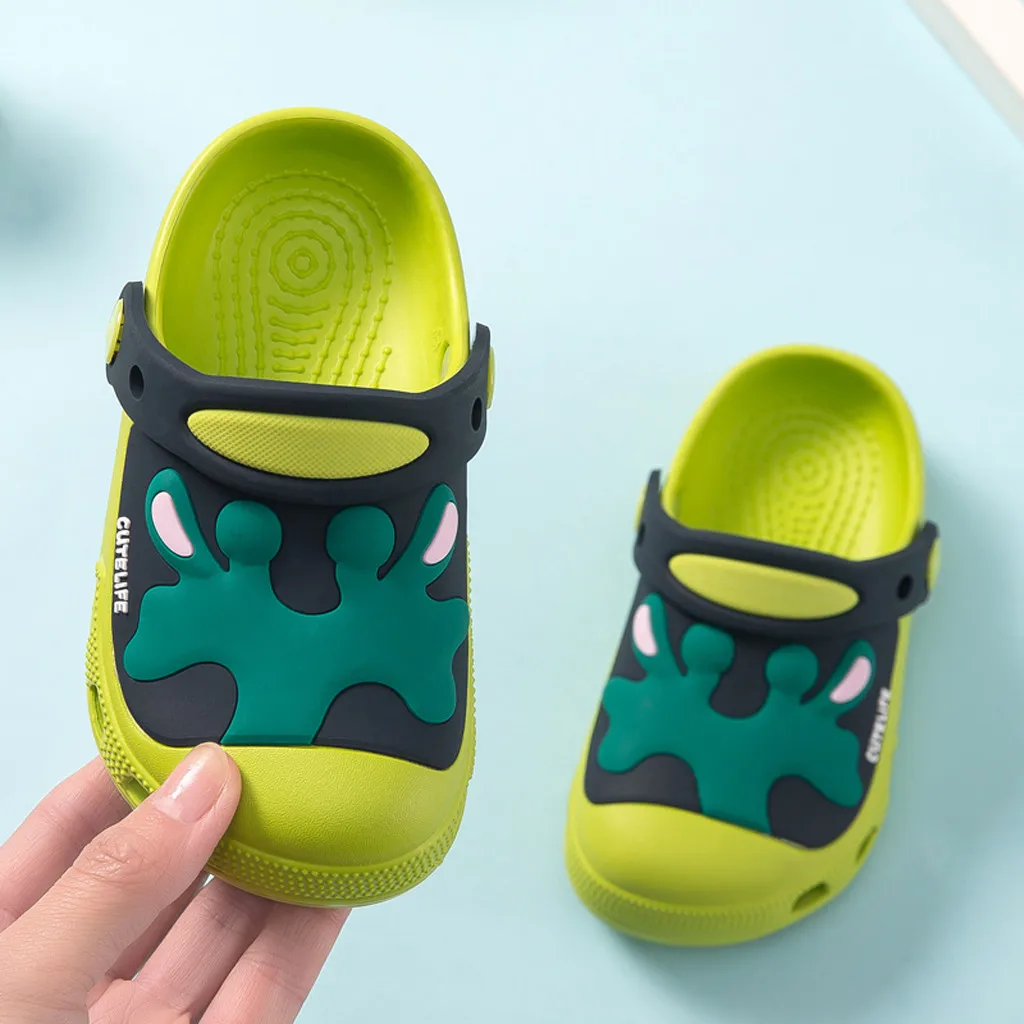 Детские пляжные тапочки Melissa Infantil милые Мультяшные шлепанцы с откидной крышкой