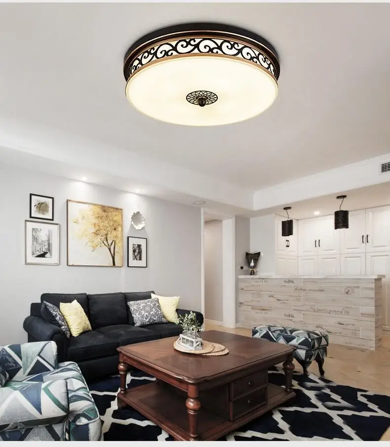 Потолок для Гостиная лампа с плафоном Colgante Moderna светодиодный Plafonnier Plafondlamp Luminaria де Teto Lampara Techo потолочный светильник