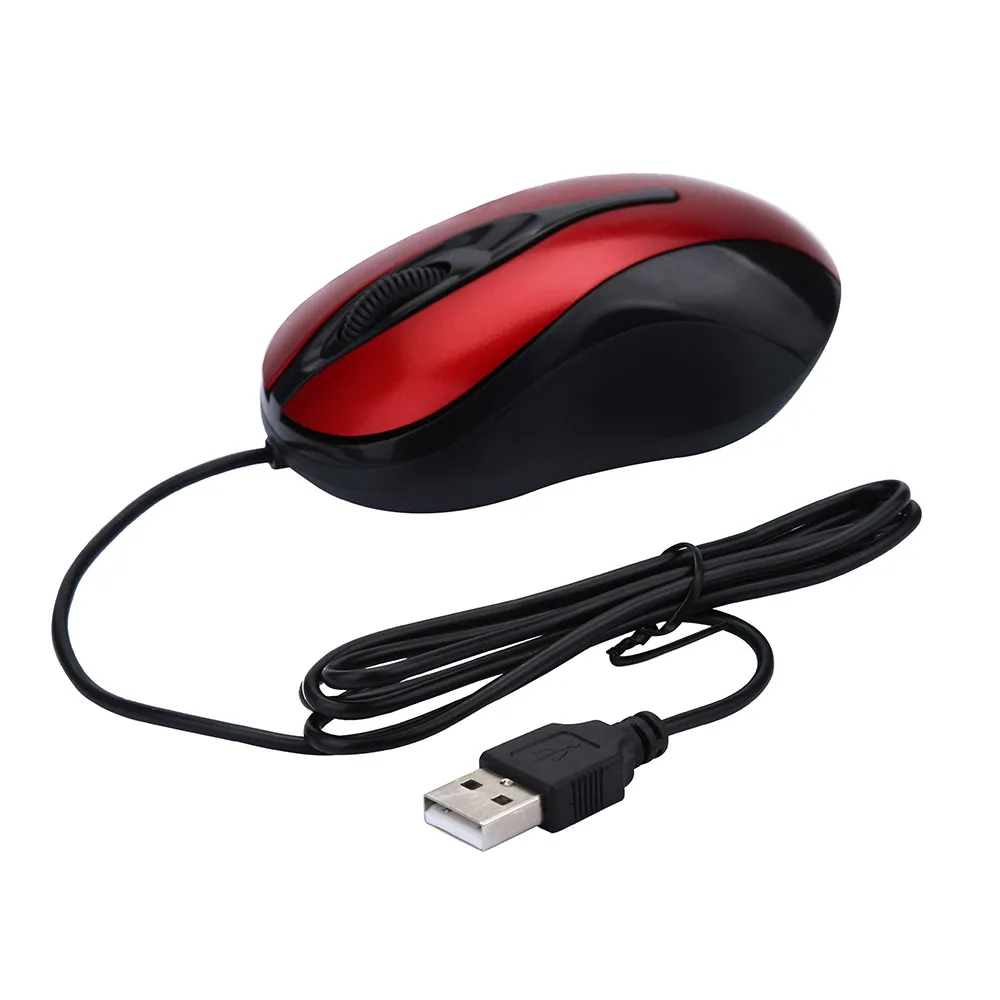 Проводная USB 2,0 Оптическая прокрутка Whell мини мышь Мыши для ПК ноутбука Noteb 18Oct25