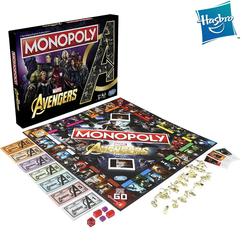 Hasbro Marvel De Los Vengadores Para Ni os Monopoly De Videojuegos Viuda Negra Iron Man 