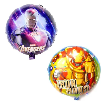 

100pcs new style Ironman helium balloons foil material 18inch ironman ballon for wholesale