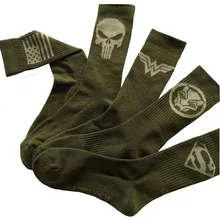 Удобные махровые носки унисекс; теплые высококачественные носки-тапочки с черепом, капитаном Америка, Суперменом, Бэтменом; носки для мужчин; подарок