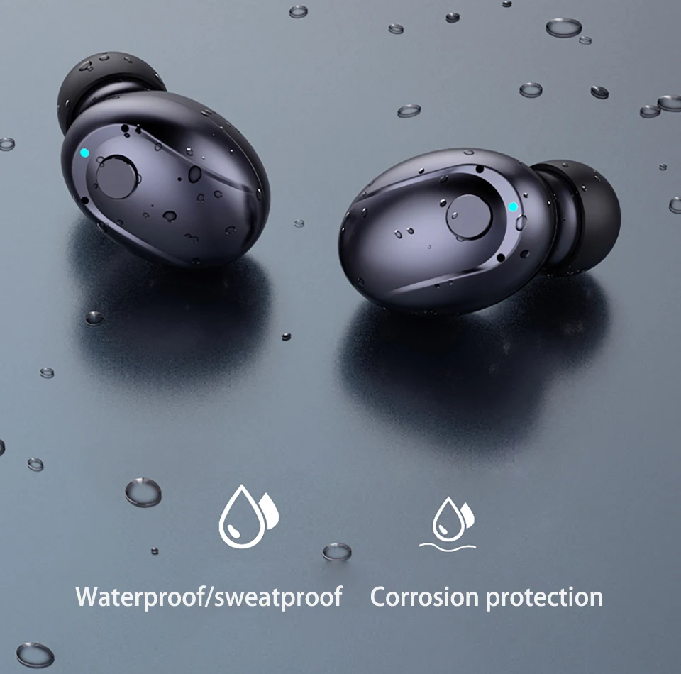 TWS Bluetooth 5,0 наушники светодиодный дисплей стерео Спортивная гарнитура беспроводная шумоподавление водонепроницаемые наушники с зарядной кабиной