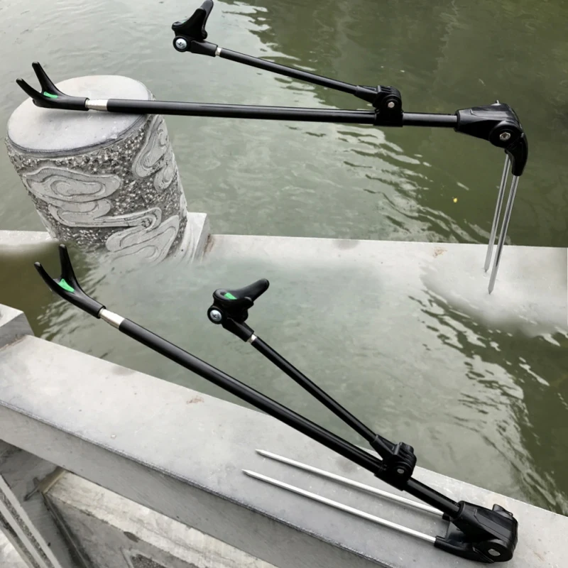 

Fish Rod Holder Angle Adjustable 90 Degrees Stainless Steel ABS Engineering Plastics Bracket 1.7M 2.1M Telescoping Fishing Tool