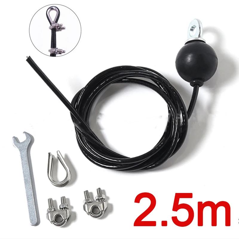Cable de acero resistente para gimnasio en casa, accesorios de polea,  diámetro de 5mm, 2M-5M - AliExpress