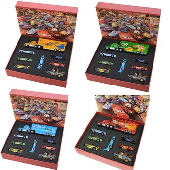 

New 8 Piece/Set Disney Car Pixar 3 Lightning McQueen Jackson Storm Mare Uncle Mike Truck Diecast Car Model Boy Toy