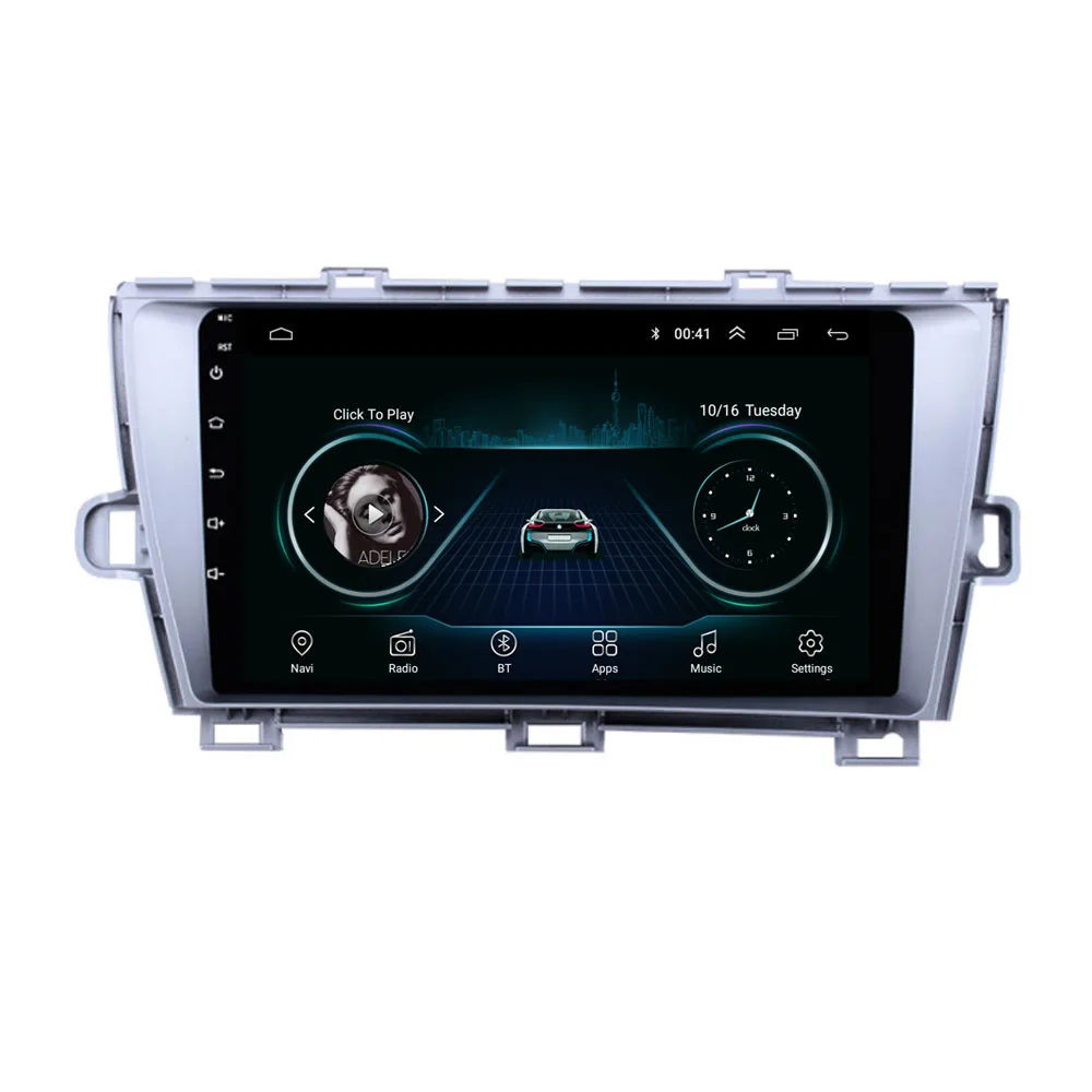 

4G LTE Android 8.1 For Toyota Prius 2009 2010 2011 2012 2013 Multimedia Stereo Car DVD Player Navigation GPS Radio