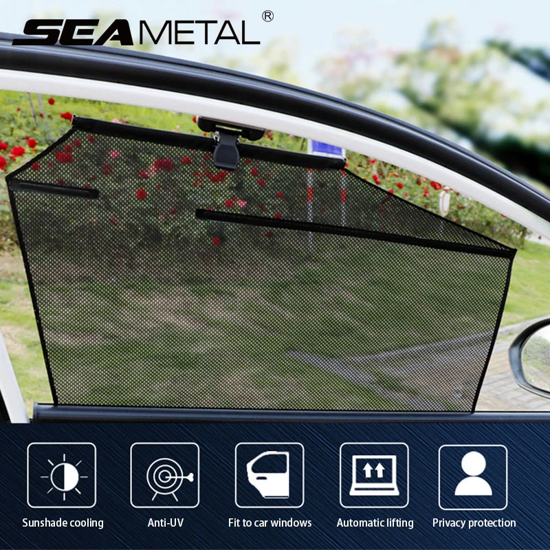 Automatically Side Window Curtains for Car Sun Shade Cover Anti UV Sunshades Privacy Protection Auto Sun Protection Car Goods