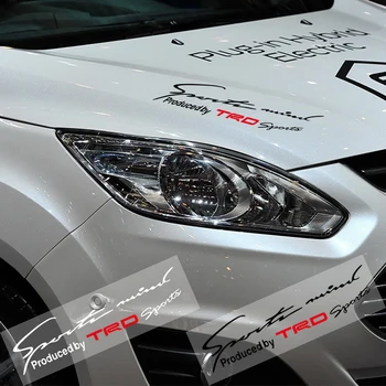 

2019 New 3D Fashion TRD Sports Vinyl Decal Headlight Stickers Decoration For Toyota Corolla Rav4 Camry Car accessories